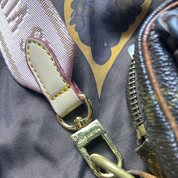 Louis Vuitton jeune Fille bag upcycled by Vintage boho bags - Picture 3 of 7